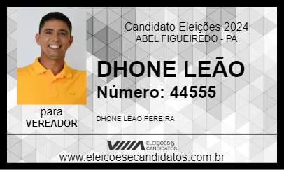 Candidato DHONE LEÃO 2024 - ABEL FIGUEIREDO - Eleições