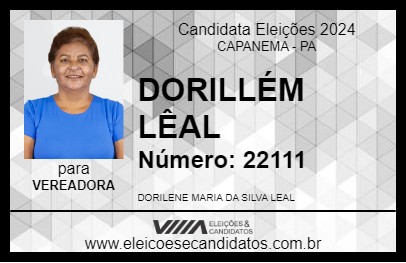 Candidato DORILLÉM LÊAL 2024 - CAPANEMA - Eleições