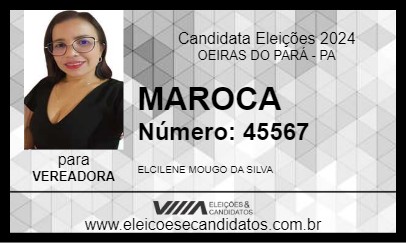 Candidato MAROCA 2024 - OEIRAS DO PARÁ - Eleições