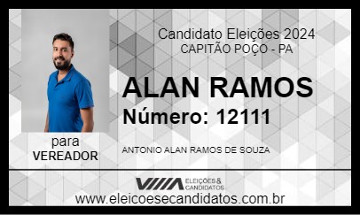 Candidato ALAN RAMOS 2024 - CAPITÃO POÇO - Eleições