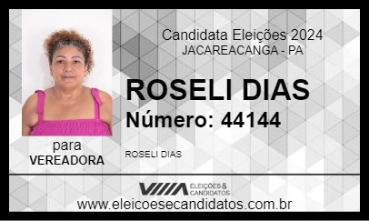 Candidato ROSELI DIAS 2024 - JACAREACANGA - Eleições