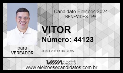 Candidato VITOR 2024 - BENEVIDES - Eleições