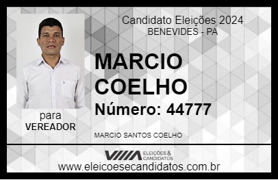 Candidato MARCIO COELHO 2024 - BENEVIDES - Eleições