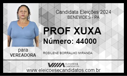 Candidato PROF XUXA 2024 - BENEVIDES - Eleições