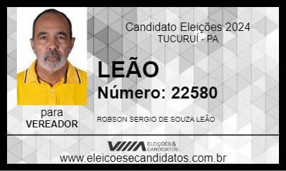 Candidato LEÃO 2024 - TUCURUÍ - Eleições