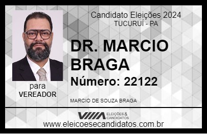 Candidato DR. MARCIO BRAGA 2024 - TUCURUÍ - Eleições