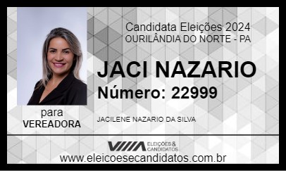 Candidato JACI NAZARIO 2024 - OURILÂNDIA DO NORTE - Eleições