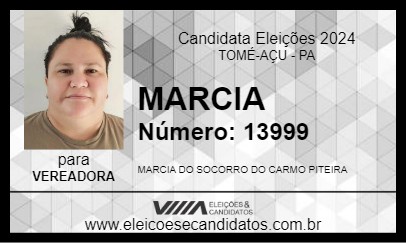 Candidato MARCIA 2024 - TOMÉ-AÇU - Eleições