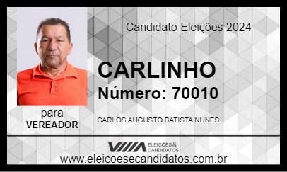 Candidato CARLINHO 2024 - BRAGANÇA - Eleições