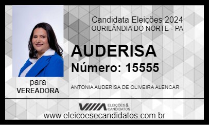 Candidato AUDERISA 2024 - OURILÂNDIA DO NORTE - Eleições