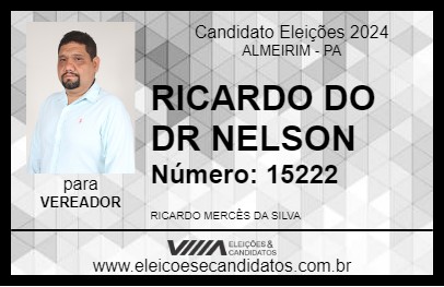 Candidato RICARDO DO DR NELSON 2024 - ALMEIRIM - Eleições