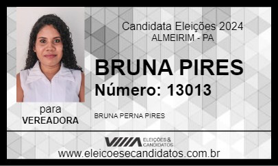 Candidato BRUNA PIRES 2024 - ALMEIRIM - Eleições