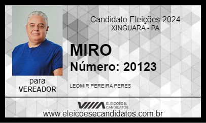 Candidato MIRO 2024 - XINGUARA - Eleições