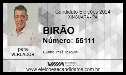 Candidato BIRÃO 2024 - XINGUARA - Eleições