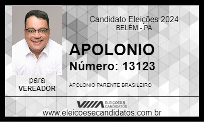 Candidato APOLONIO 2024 - BELÉM - Eleições