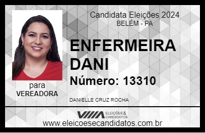 Candidato ENFERMEIRA DANI 2024 - BELÉM - Eleições