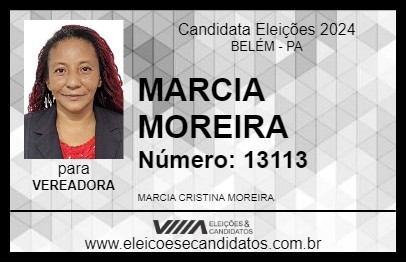 Candidato MARCIA MOREIRA 2024 - BELÉM - Eleições