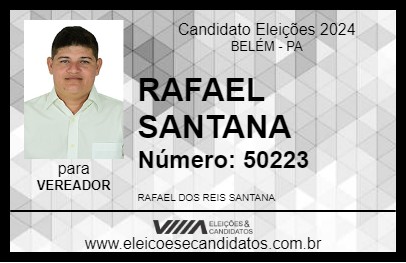 Candidato RAFAEL SANTANA 2024 - BELÉM - Eleições