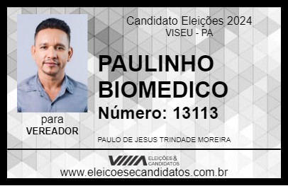 Candidato PAULINHO BIOMEDICO 2024 - VISEU - Eleições