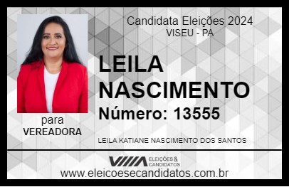 Candidato LEILA NASCIMENTO 2024 - VISEU - Eleições