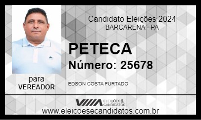 Candidato PETECA 2024 - BARCARENA - Eleições