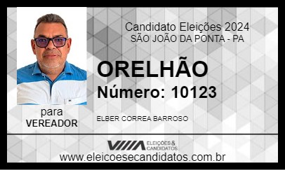 Candidato ORELHÃO 2024 - SÃO JOÃO DA PONTA - Eleições