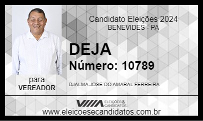 Candidato DEJA 2024 - BENEVIDES - Eleições