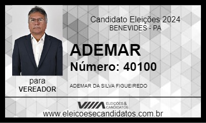 Candidato ADEMAR 2024 - BENEVIDES - Eleições