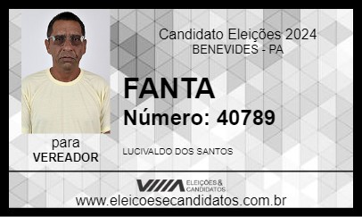 Candidato FANTA 2024 - BENEVIDES - Eleições