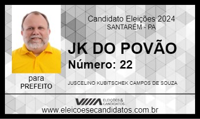 Candidato JK DO POVÃO 2024 - SANTARÉM - Eleições