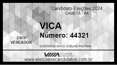 Candidato VICA 2024 - CAMETÁ - Eleições