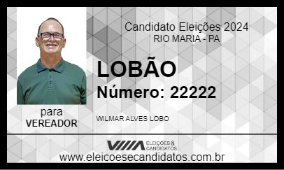 Candidato LOBÃO 2024 - RIO MARIA - Eleições