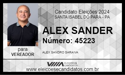 Candidato ALEX SANDER 2024 - SANTA ISABEL DO PARÁ - Eleições