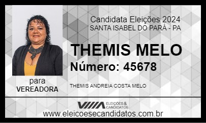 Candidato THEMIS MELO 2024 - SANTA ISABEL DO PARÁ - Eleições