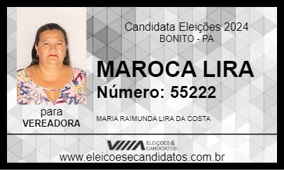 Candidato MAROCA LIRA 2024 - BONITO - Eleições