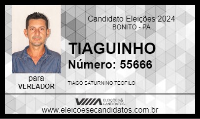 Candidato TIAGUINHO 2024 - BONITO - Eleições