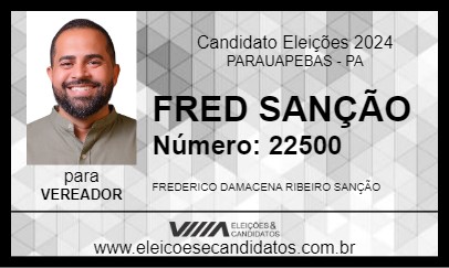 Candidato FRED SANÇÃO 2024 - PARAUAPEBAS - Eleições