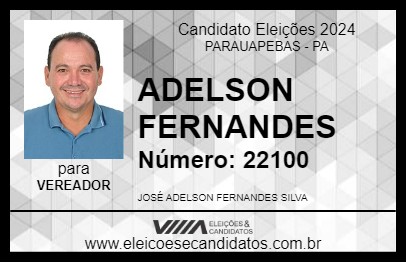 Candidato ADELSON FERNANDES 2024 - PARAUAPEBAS - Eleições