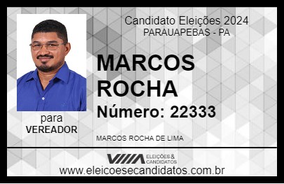 Candidato MARCOS ROCHA 2024 - PARAUAPEBAS - Eleições