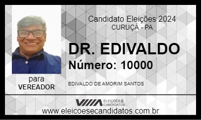 Candidato DR. EDIVALDO 2024 - CURUÇÁ - Eleições