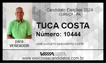 Candidato TUCA COSTA 2024 - CURUÇÁ - Eleições