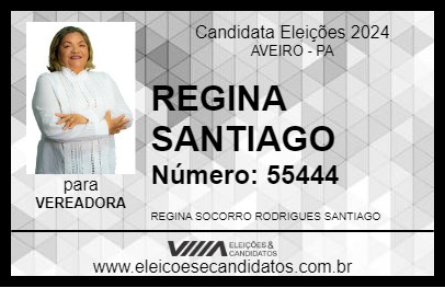 Candidato REGINA SANTIAGO 2024 - AVEIRO - Eleições