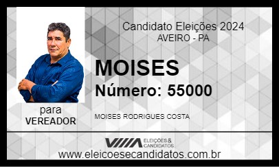 Candidato MOISES 2024 - AVEIRO - Eleições