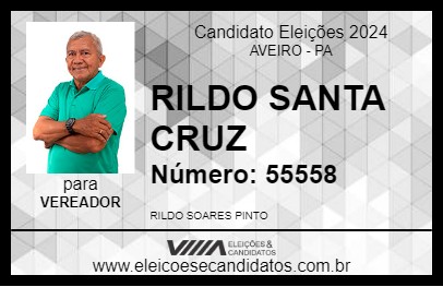 Candidato RILDO SANTA CRUZ 2024 - AVEIRO - Eleições