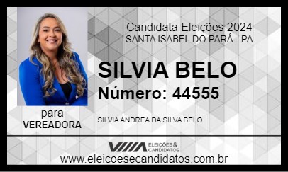 Candidato SILVIA BELO 2024 - SANTA ISABEL DO PARÁ - Eleições