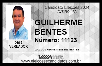 Candidato GUILHERME BENTES 2024 - AVEIRO - Eleições