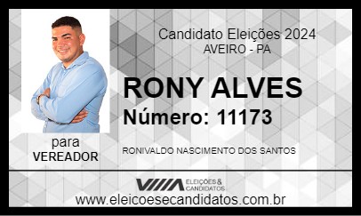 Candidato RONY ALVES 2024 - AVEIRO - Eleições