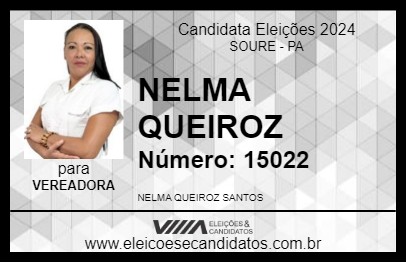 Candidato NELMA QUEIROZ 2024 - SOURE - Eleições