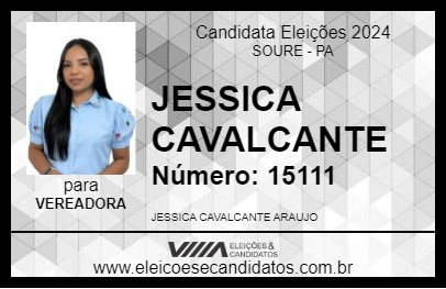 Candidato JESSICA CAVALCANTE 2024 - SOURE - Eleições