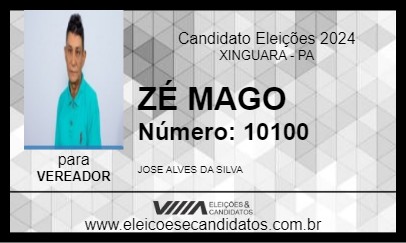 Candidato ZÉ MAGO 2024 - XINGUARA - Eleições